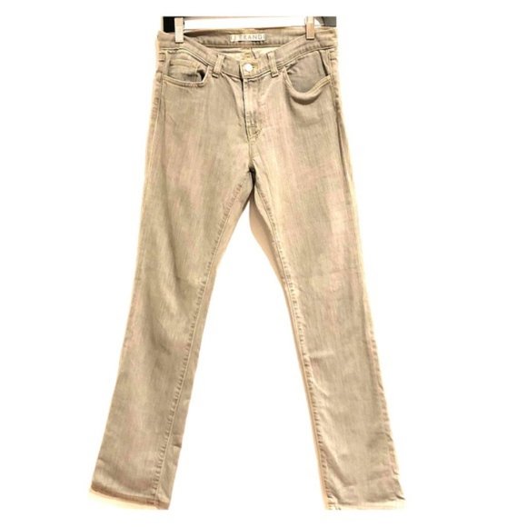 J Brand Jeans Gray Wash Straight Leg Low Rise Waist Size 28 #183 - Picture 1 of 7